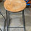 Thumbnail: Pair of Wooden Bar Stools with Metal Frame