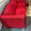 Thumbnail: Red 2-Seater Fabric Sofa