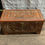 Thumbnail: Antique Hand-Carved Wooden Trunk
