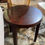Thumbnail: Dark Wood Round Coffee Table