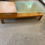 Thumbnail: Glass & Timber Coffee Table with Drawer – Modern Two-Tone Design