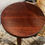 Thumbnail: Dark Wood Round Coffee Table
