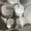 Thumbnail: Beautiful full dinnerware set with gold rim