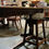 Thumbnail: Large dark wood dining table