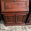 Thumbnail: Vintage Wood Secretary Desk with Cabinet
