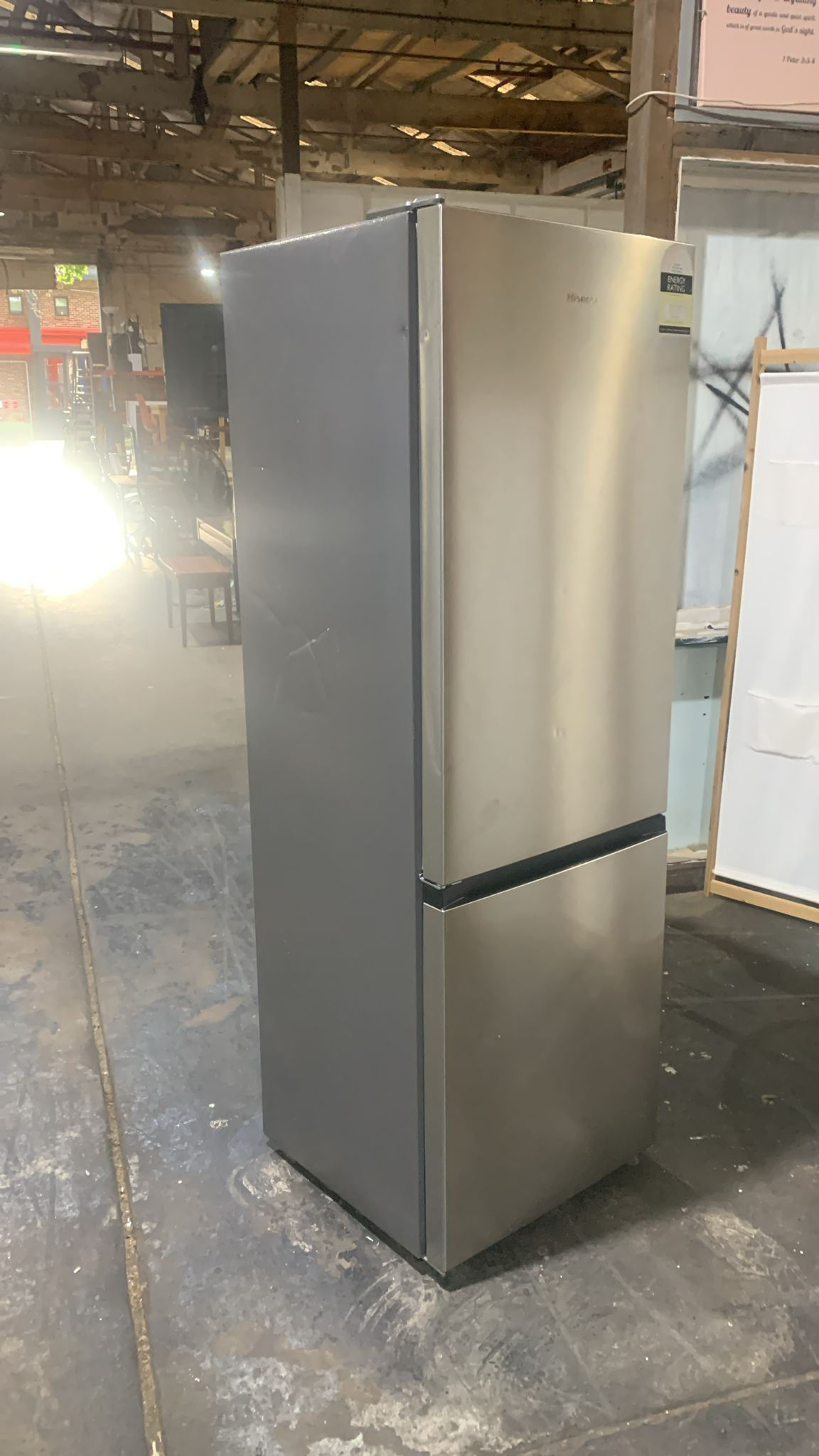 Hisense Stainless Steel Fridge – 292L