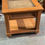 Thumbnail: Wood Coffee Table with Drawer and Glass Top