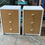 Thumbnail: Pair of Modern Bedside Tables – White & Wood Finish