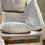 Thumbnail: Grey Suede Armchair with Deep Cushions