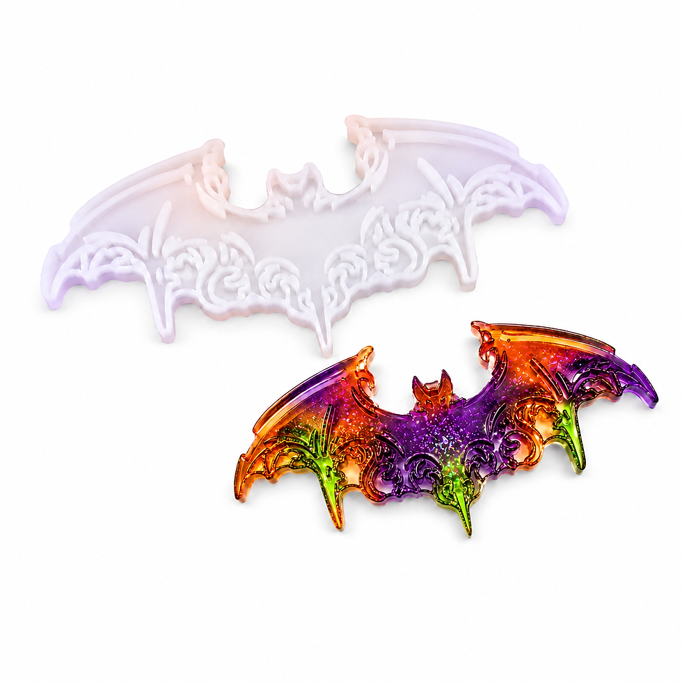 Grote siliconen vleermuismal voor epoxyhars en Halloween-decoratie