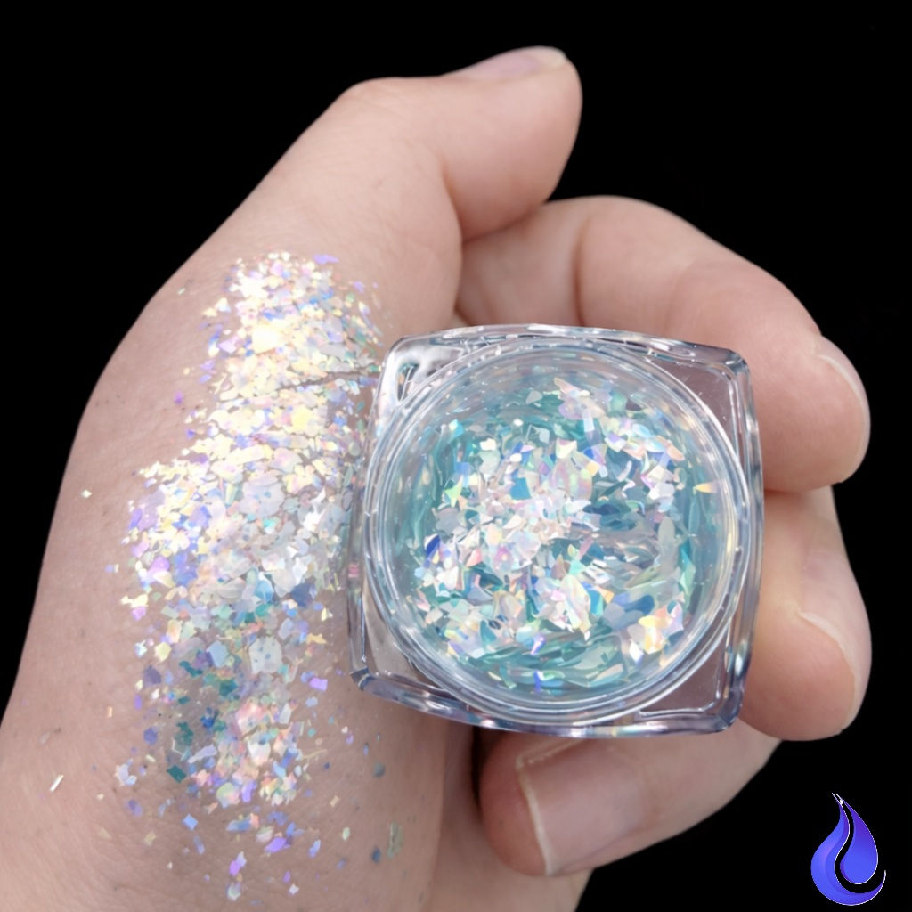 Chromatische kameleonvlokken voor epoxyhars met holografisch kleureffect