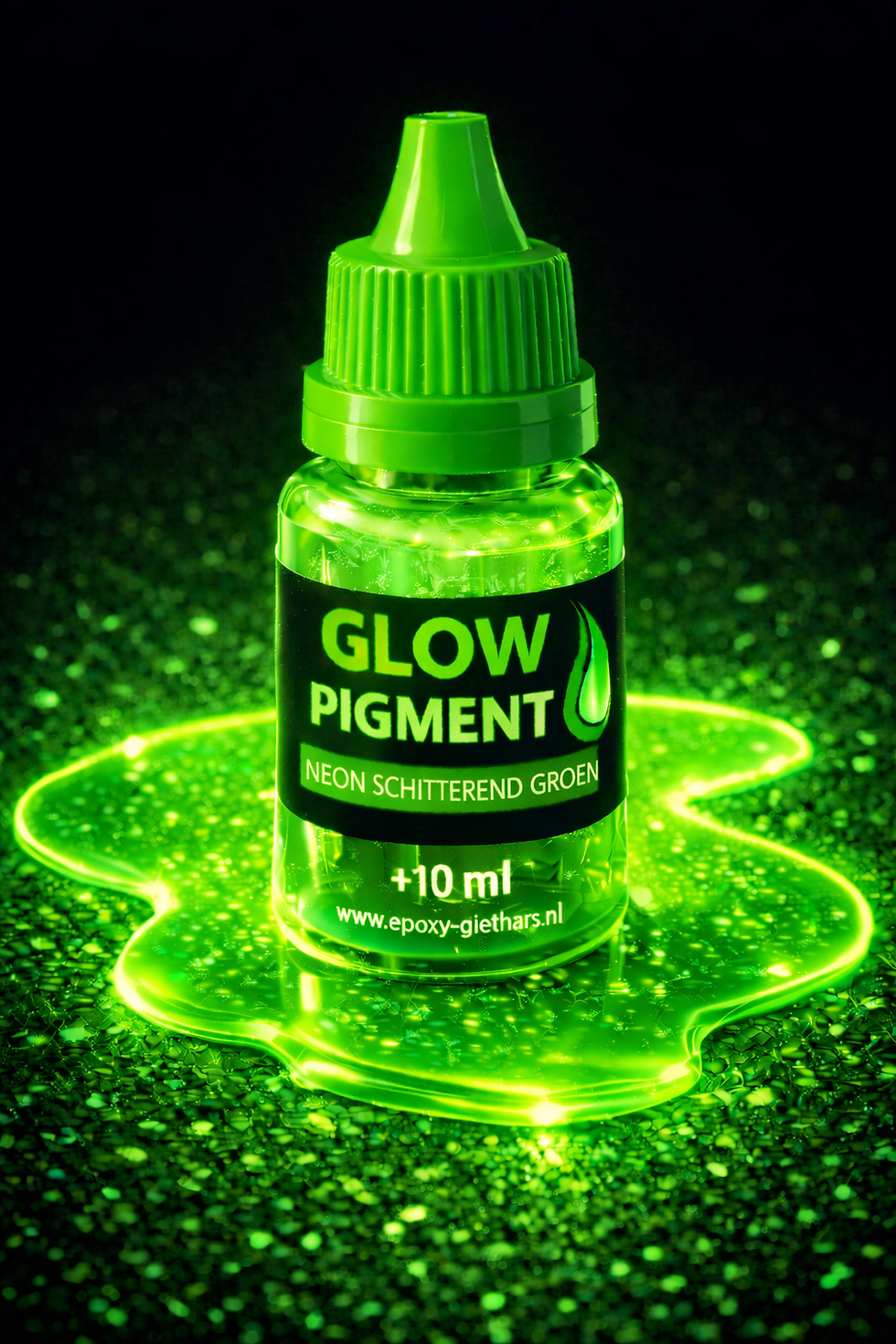 Neon vloeibaar pigment voor epoxyhars – 10 ml fluorescerend pigment voor resin art en DIY-projecten