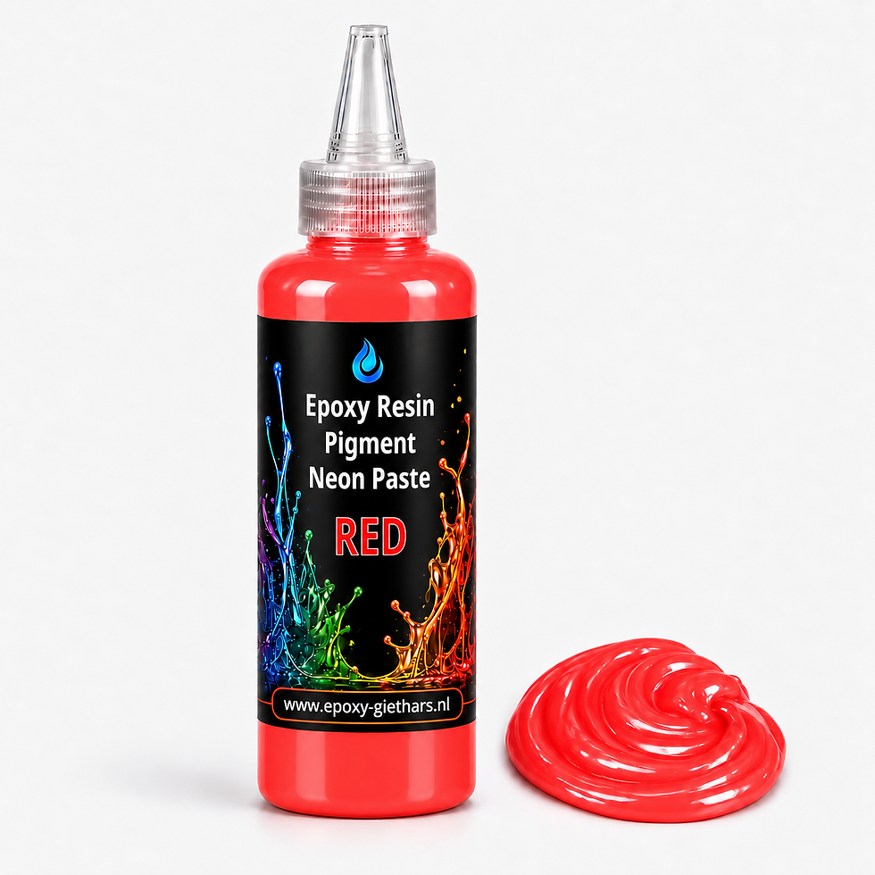 Neon pigmentpasta voor epoxyhars in doseerflesje – 50 gram