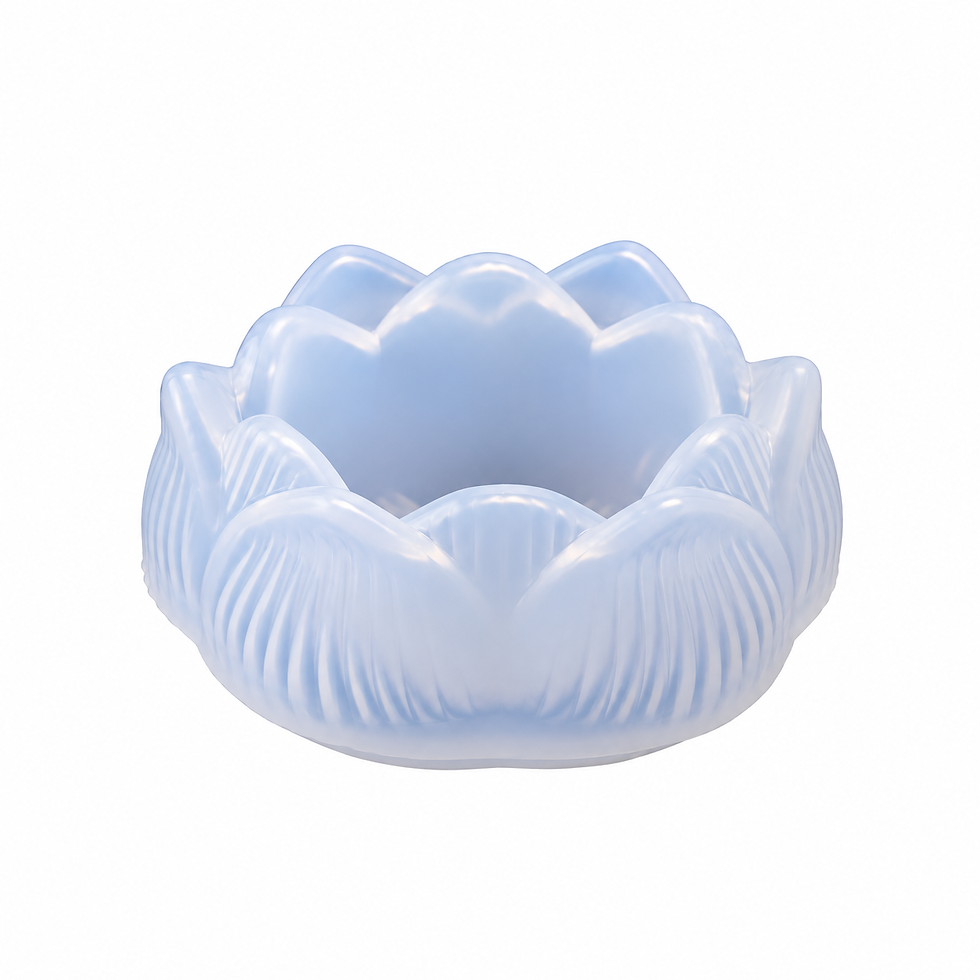Miniaturbild: Herbruikbare siliconen lotus mal voor het maken van schaaltjes, ornamenten en kaarshouders