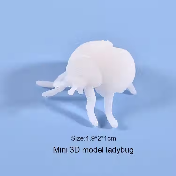 Thumbnail: Detailrijke 3D mini dierenfiguur geschikt voor UV-hars en resin kunst
