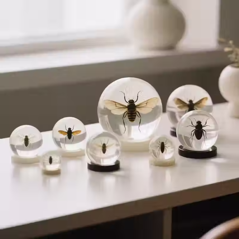 Ronde siliconen mallen in verschillende formaten voor het maken van epoxy bollen, decoraties en handgemaakte creaties