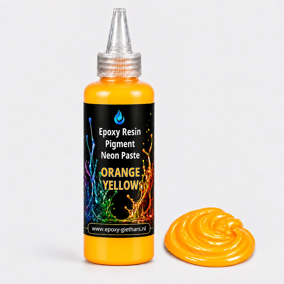 Neon pigmentpasta voor epoxyhars in doseerflesje – 50 gram
