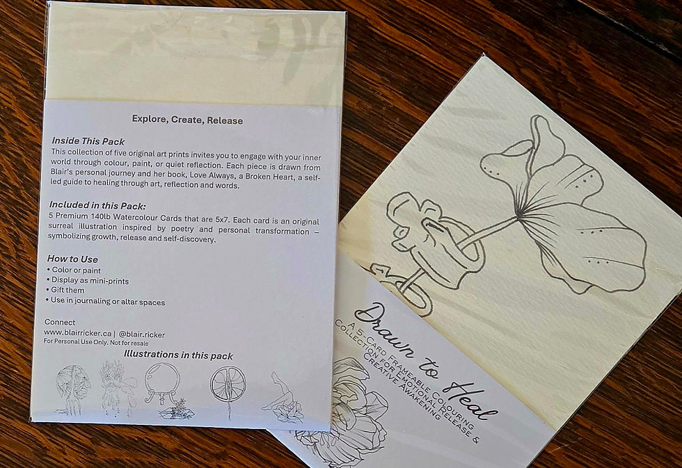 Thumbnail: Drawn to Heal: Coloring for the Soul (5x 5x7)