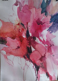 Floral Abstracts Series - Framed