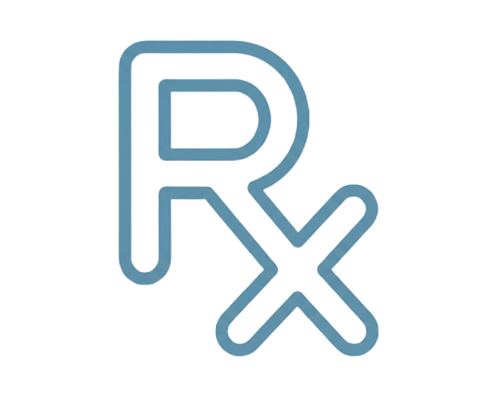 Prescription icon for evidence-based GLP-1 treatments, including semaglutide and tirzepatide, prescribed in St. George.