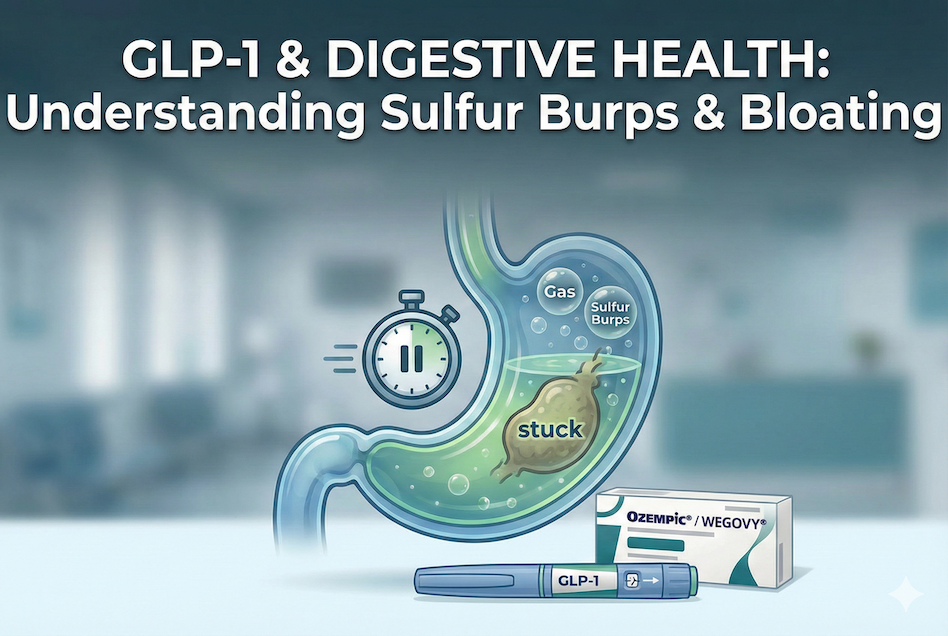 Ozempic Sulfur Burps & Bloating: Why Food Feels Stuck