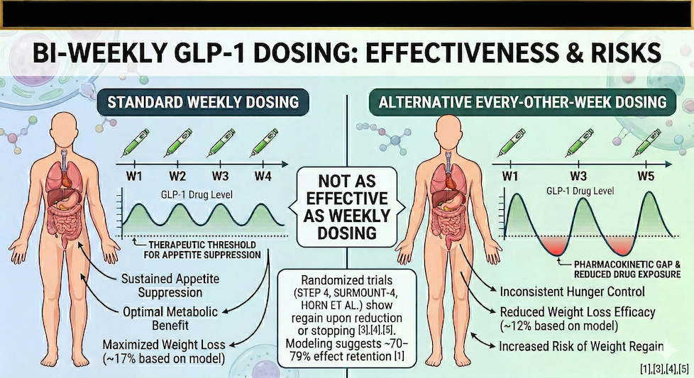 Can You Take GLP-1 Every Other Week? (What Data Shows)