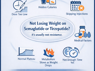 Why Am I Not Losing Weight on Semaglutide or Tirzepatide? A Doctor Explains the 7 Most Common Reasons