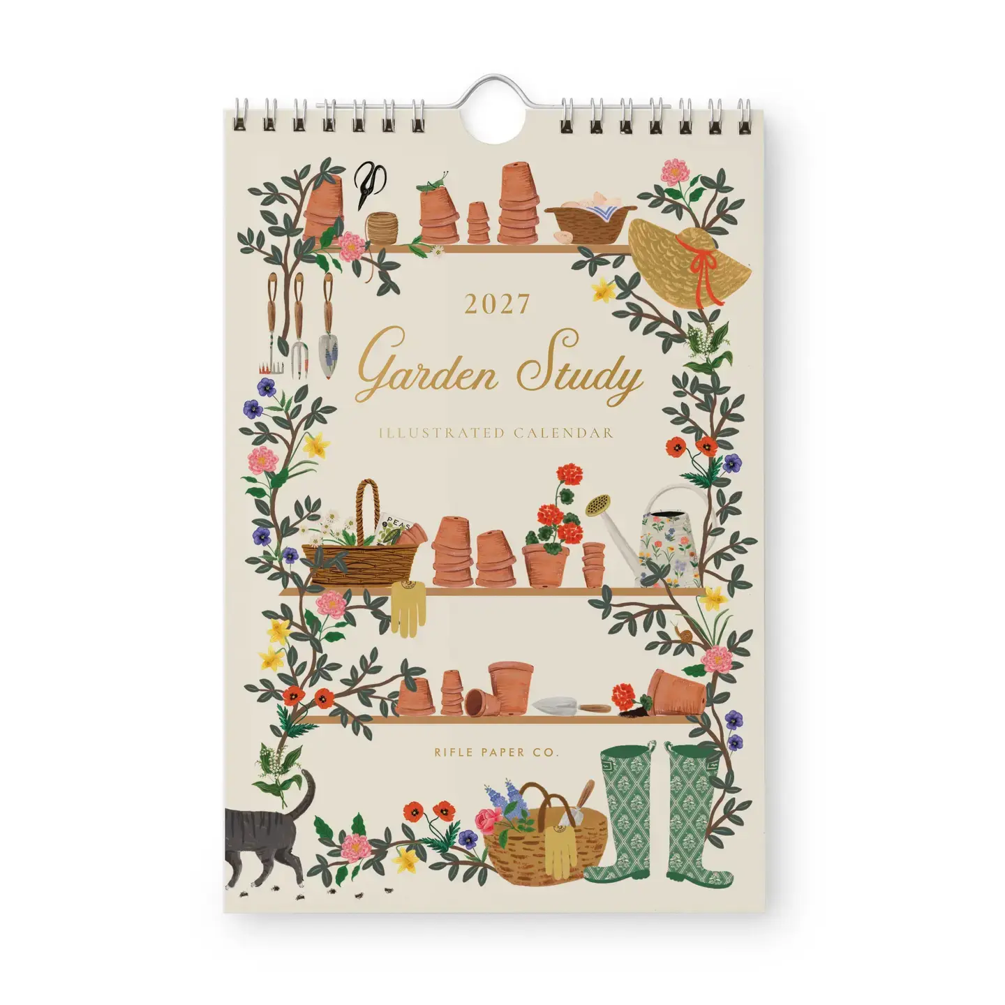 2027 Garden Study Kitchen Calendar