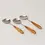 Thumbnail: Wood & Steel Serving Spoons
