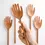 Thumbnail: Hand Shaped Wooden Salad Spoon