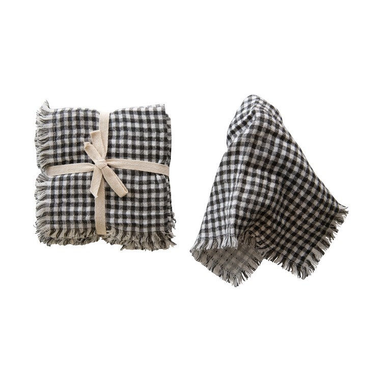 Thumbnail: Square Cotton Napkins (Set of 4)