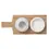 Thumbnail: Oil And Salt Pots w/ Acacia Tray