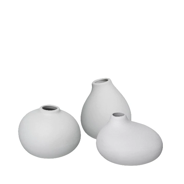 Thumbnail: Nona Porcelain Mini Vases - Set of 3
