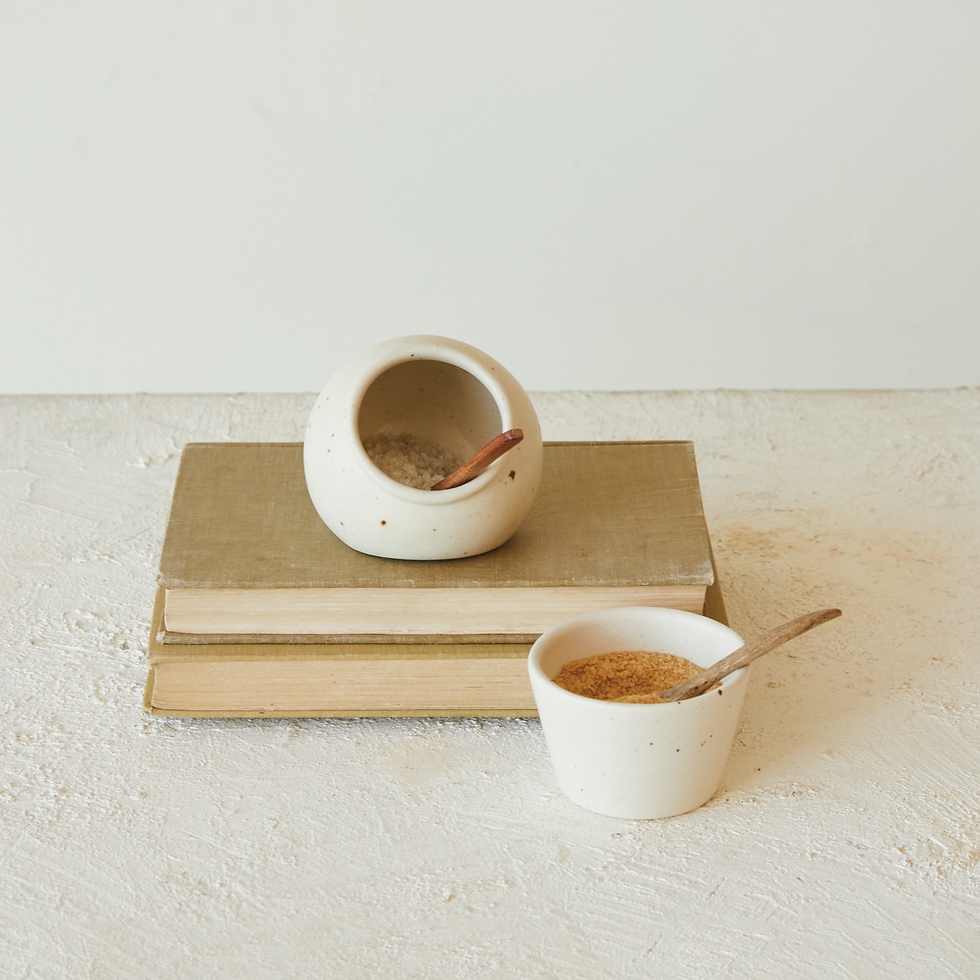 Thumbnail: Salt Cellar with Wood Spoon