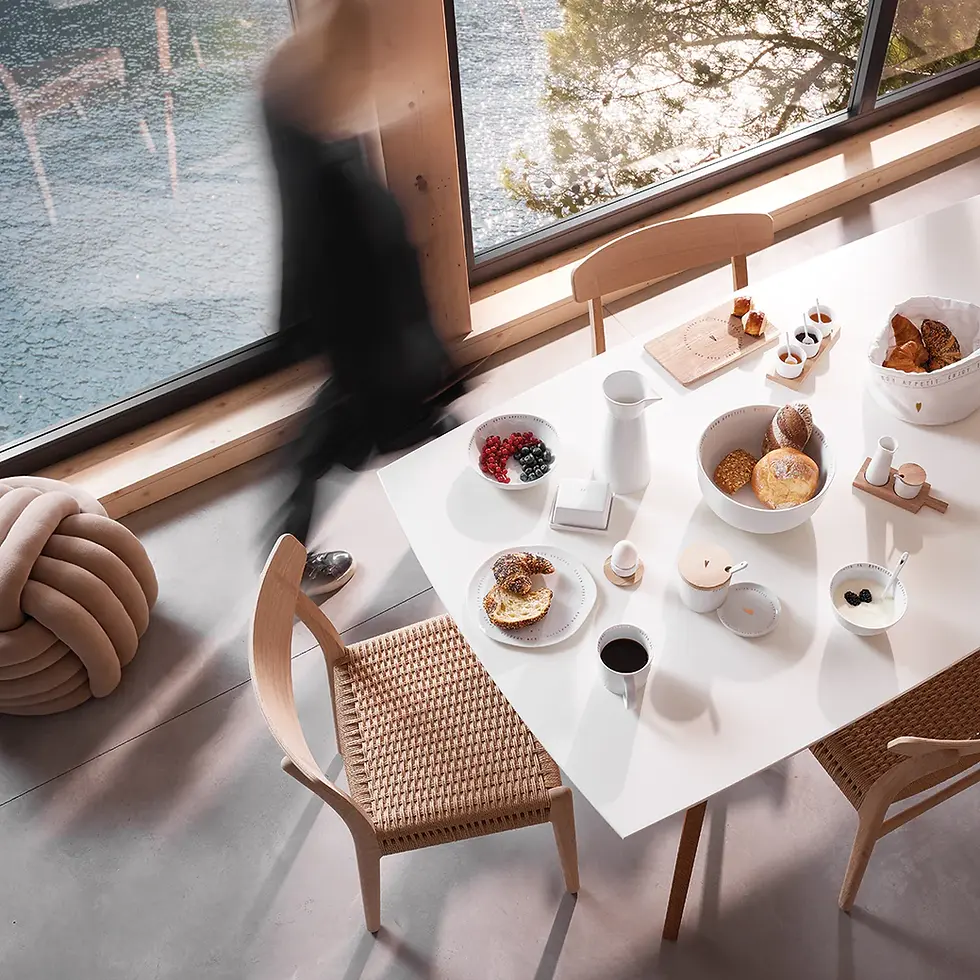 Thumbnail: Bon Appetit Small Serving Pots w/ Acacia Tray