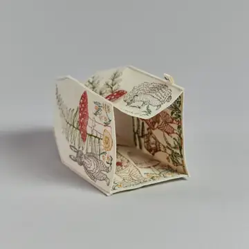 Thumbnail: Mushrooms and Ferns Tissue Box Cover