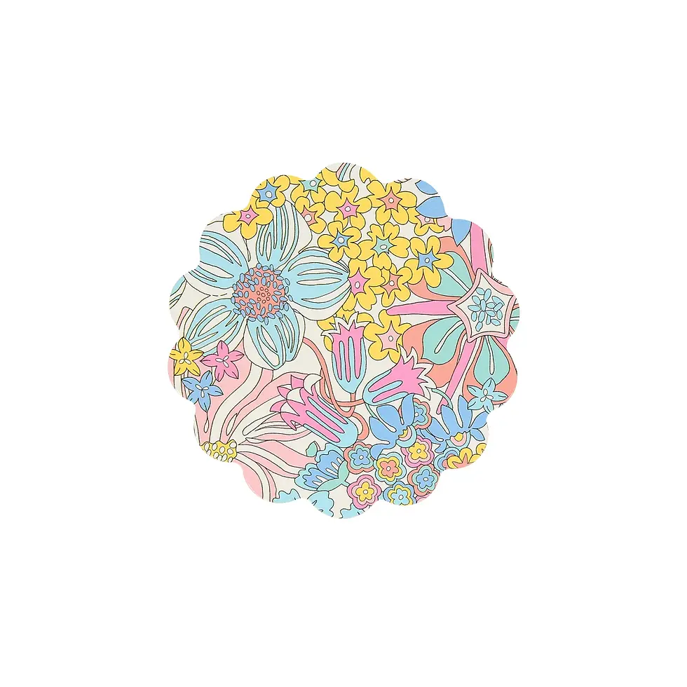 Thumbnail: Meri Meri x Liberty Mixed Coasters Set