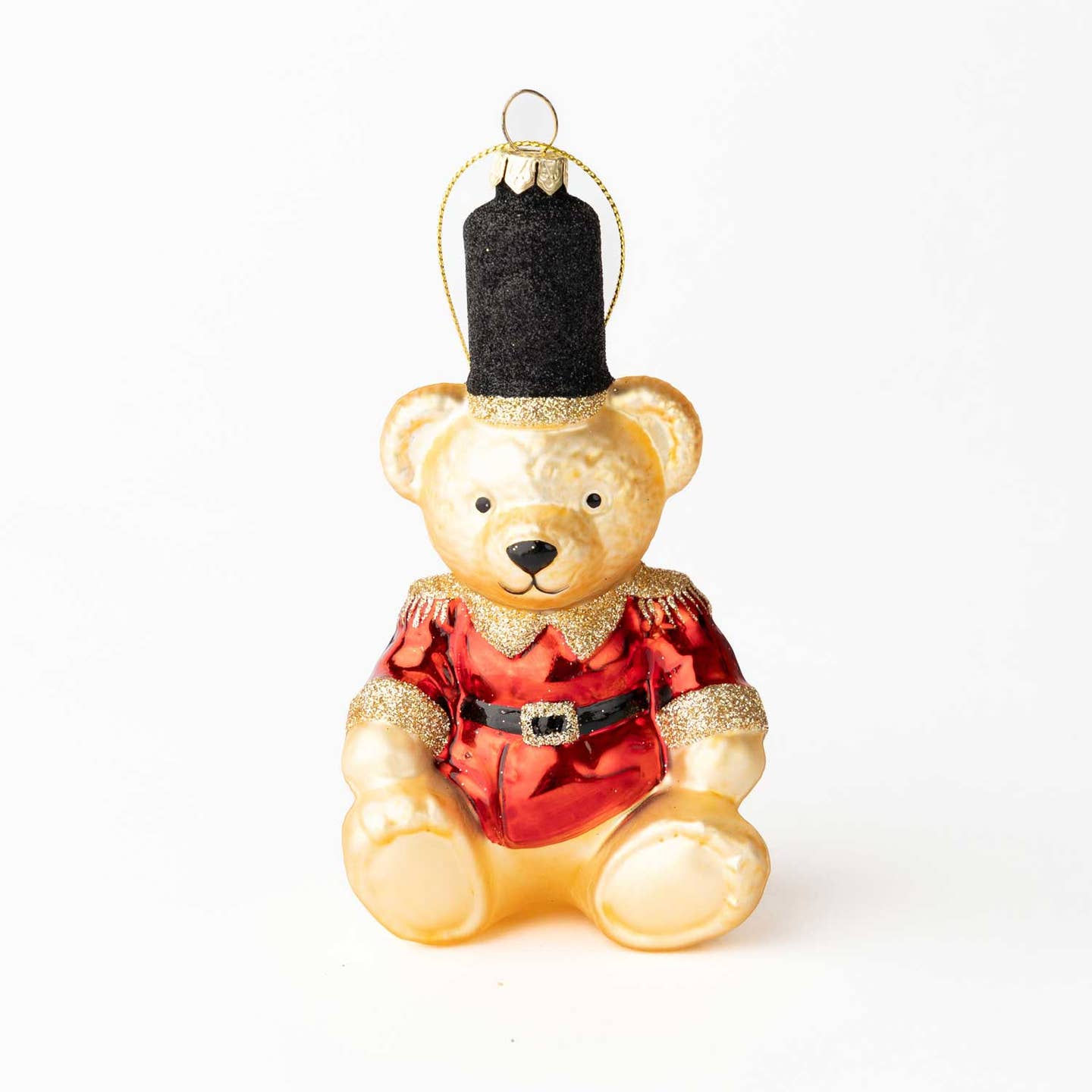 Teddy Glass Ornament