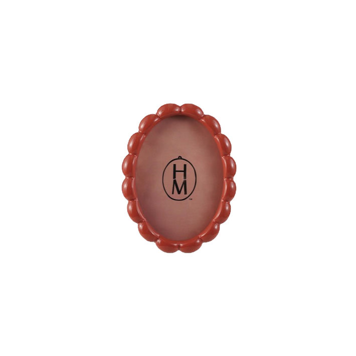 Oval Scalloped Photo Frame