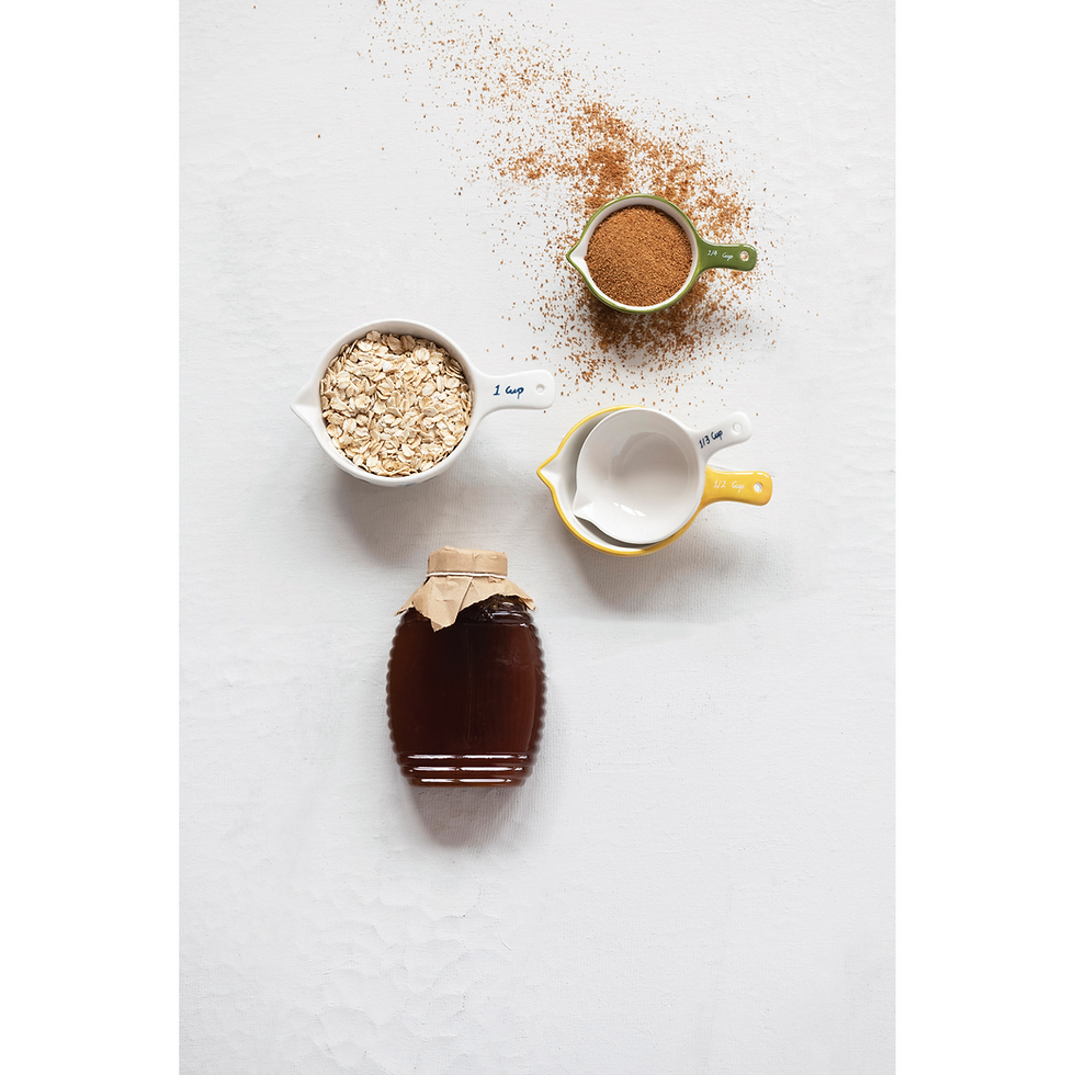 Thumbnail: Floral Stoneware Measuring Cup
