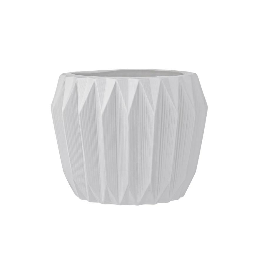 Stoneware Fluted Planter
