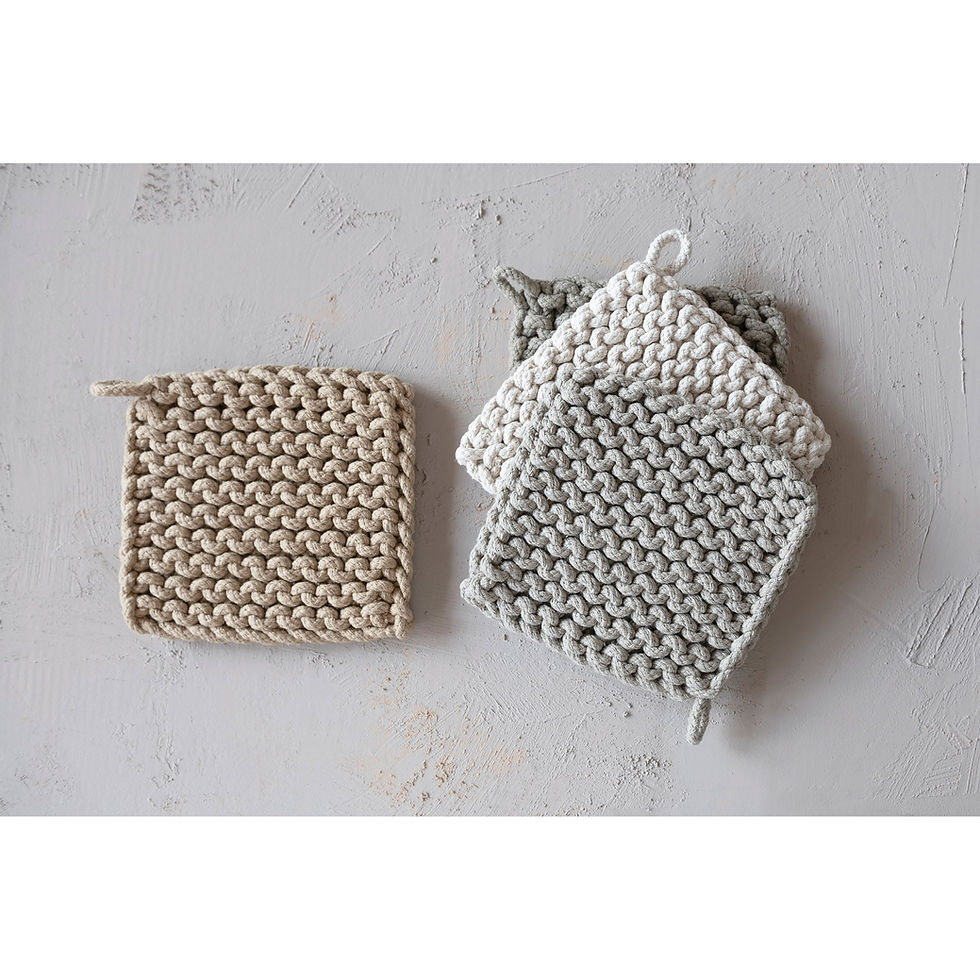 Thumbnail: Cotton Crocheted Pot Holder