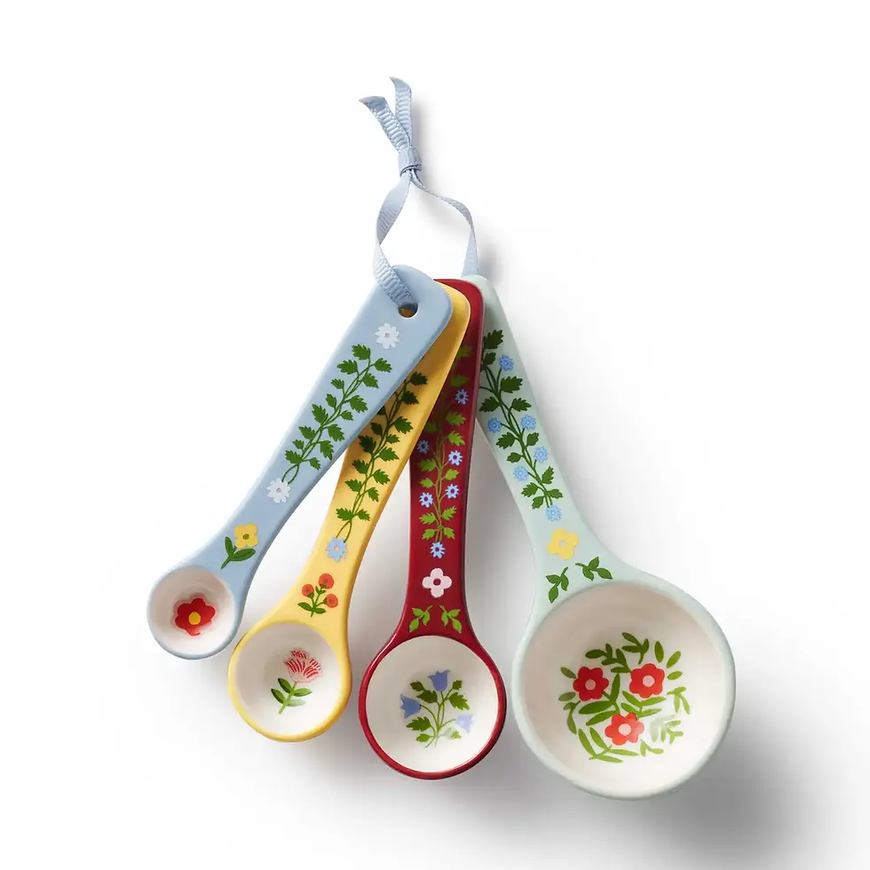 Thumbnail: Home Sweet Home Porcelain Measuring Spoons