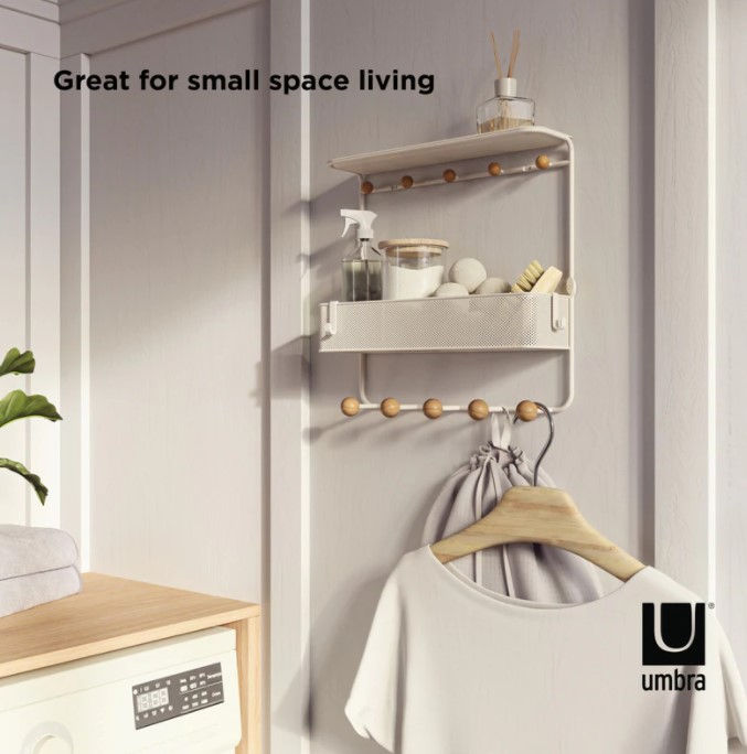 Thumbnail: Estique Shelf With Hooks