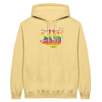 Thumbnail: Hanging In There Rainbow Sloth Hoodie