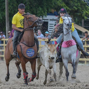Vaqueira Kamylla Oliveira representa Paracuru no Circuito Copa das Estrelas no Rio Grande do Norte