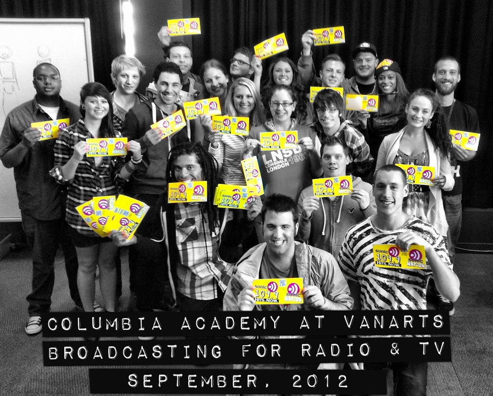 Broadcasting students
