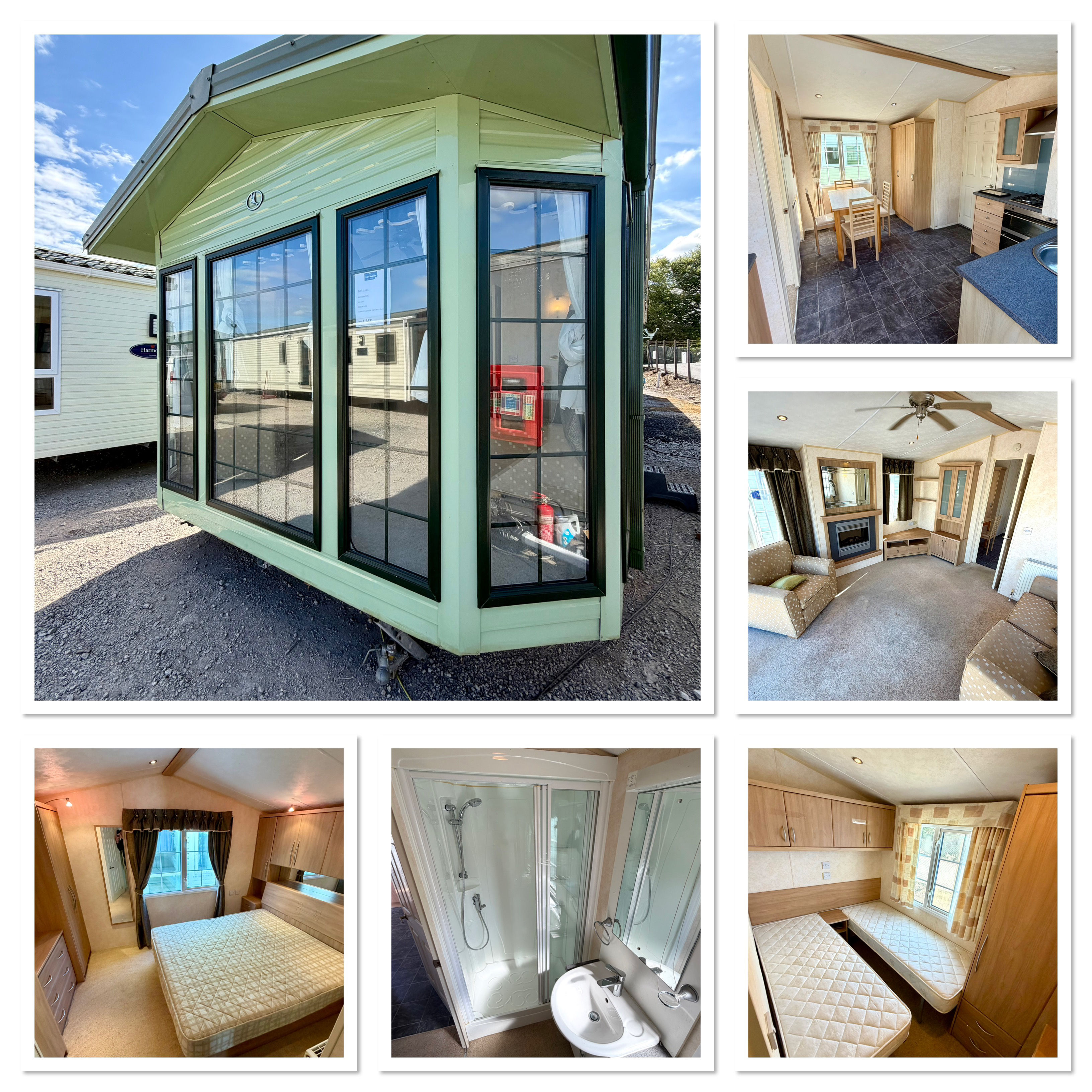 BK SHERATON 38x12FT 2 BEDROOM , DOUBLE GLAZED & CENTRAL HEATED