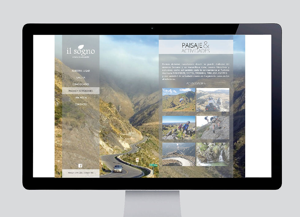 Sitio web Il Sogno