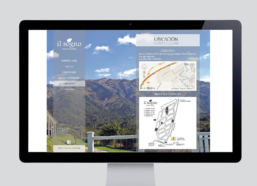 Sitio web Il Sogno